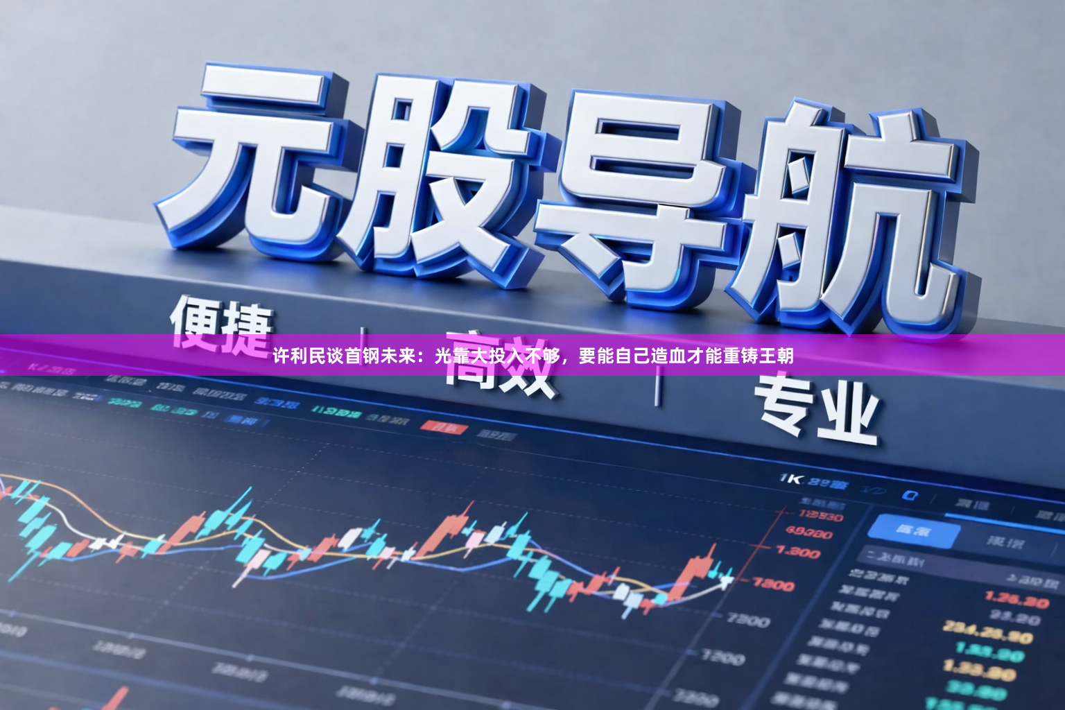 许利民谈首钢未来：光靠大投入不够，要能自己造血才能重铸王朝