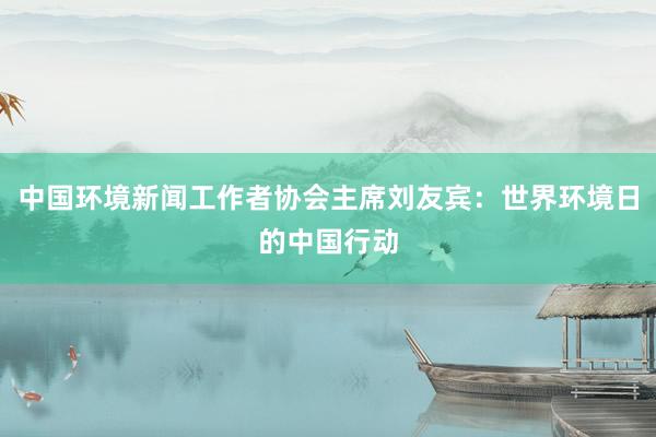 中国环境新闻工作者协会主席刘友宾：世界环境日的中国行动