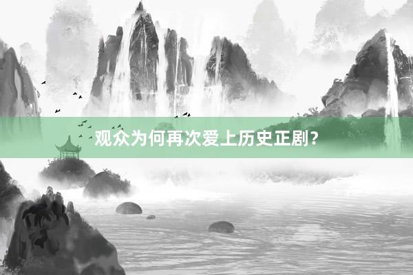 观众为何再次爱上历史正剧？