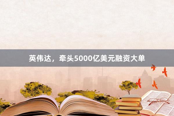 英伟达，牵头5000亿美元融资大单