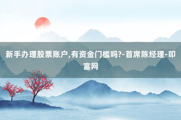 新手办理股票账户,有资金门槛吗?-首席陈经理-叩富网