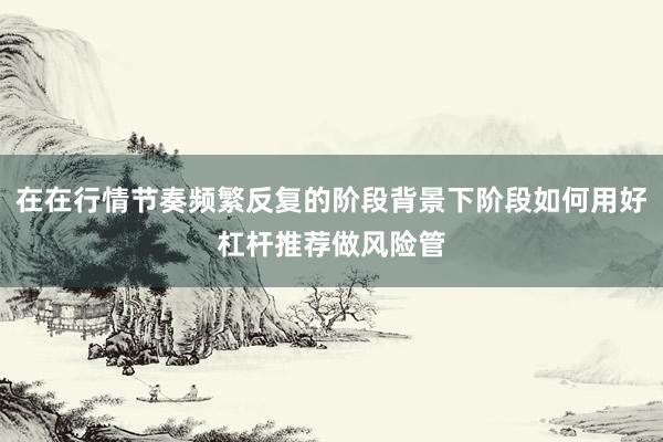 在在行情节奏频繁反复的阶段背景下阶段如何用好杠杆推荐做风险管