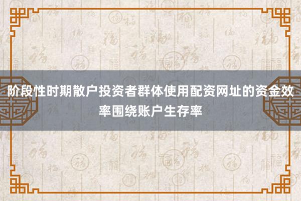 阶段性时期散户投资者群体使用配资网址的资金效率围绕账户生存率